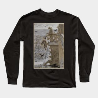 Rediscovered Art: Notre Dame de Paris Long Sleeve T-Shirt